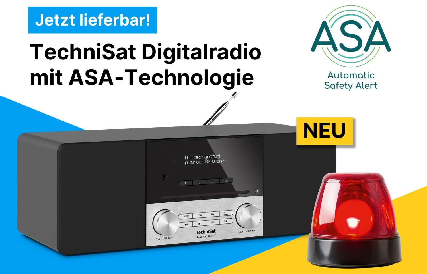 HiFi Erstes DAB+ Digitalradio mit ASA-Warnsystem von Technisat - News, Bild 1