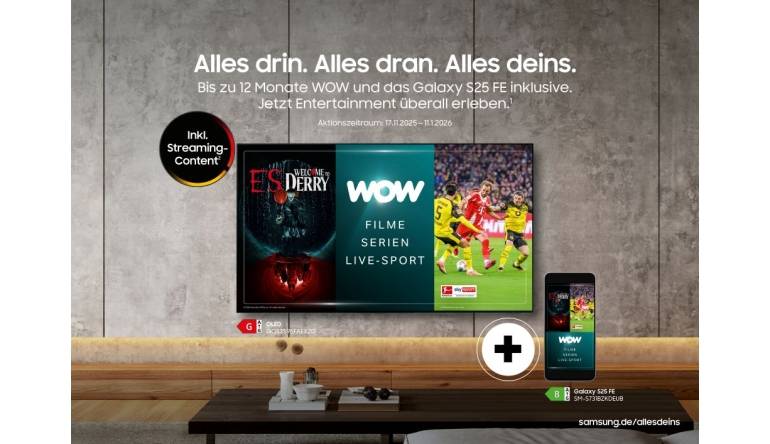 TV Beim Kauf eines 75-Zöllers von Samsung: Smartphone oder Tablet gratis bis zum 11. Januar - News, Bild 1