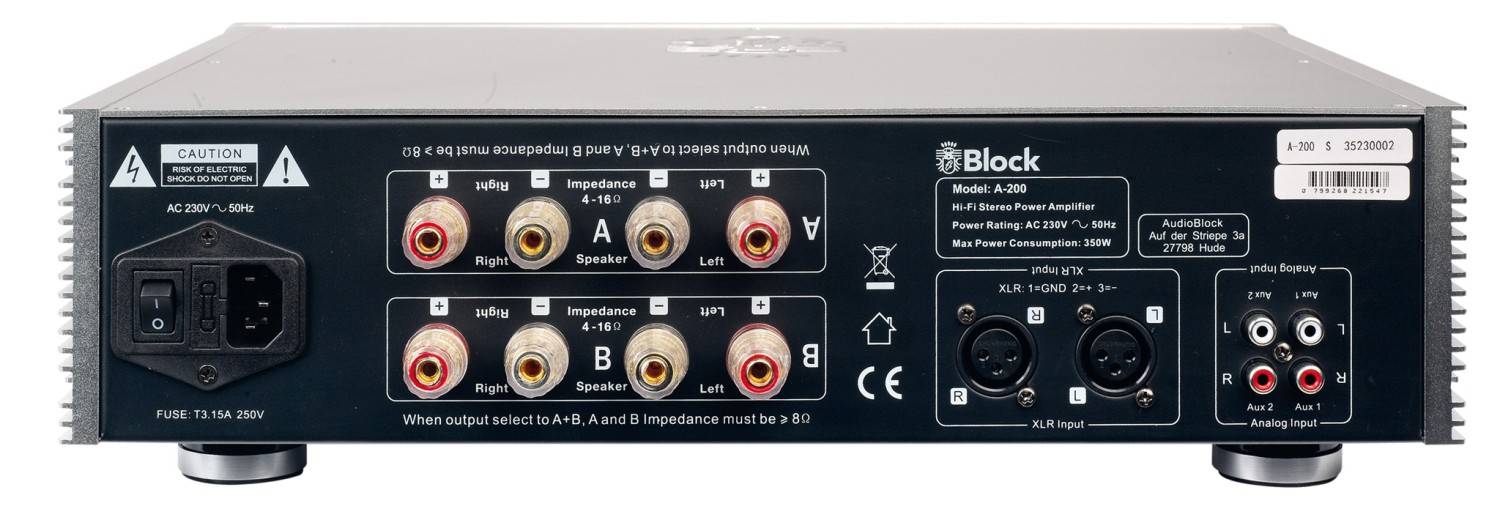 Vollverstärker Block A-200 im Test, Bild 5