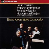 Schallplatte Ludwig van Beethoven – Konzert f&uuml;r Violine, Violoncello, Klavier und Orchester David Oistrach, Mstislaw Rostropowitsch, Svjatoslav RichterBerliner Philharmoniker, Herbert von Karajan (EMI/HI-Q Records) im Test, Bild 1