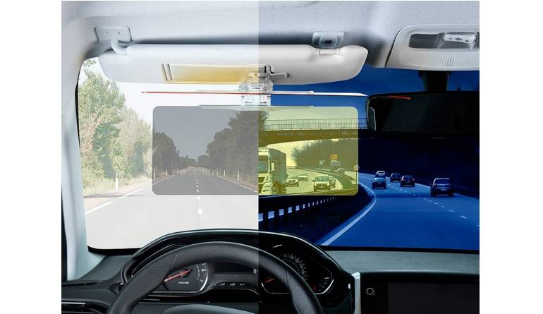 Car-Hifi sonstiges Lescars Universal-Blendschutz f&uuml;r die Sonnenblende NX9151 im Test, Bild 1