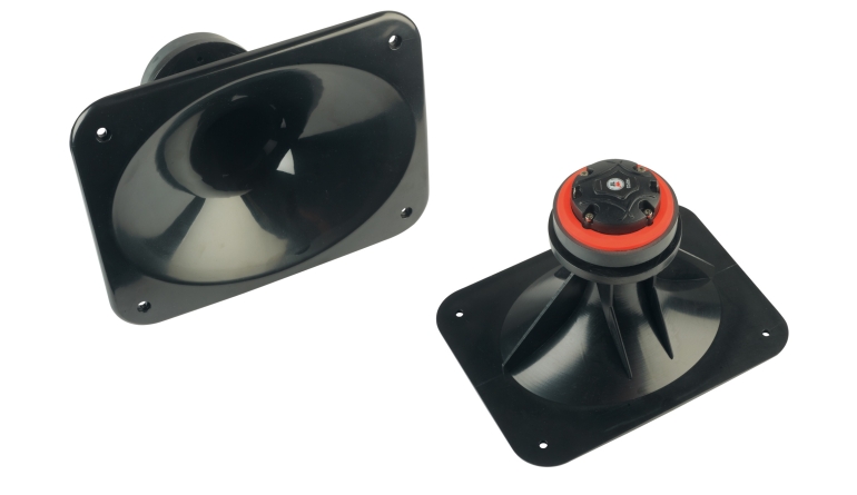 Lautsprecherchassis Hochtöner Redcatt 140FCDX4 mit ABS Horn im Test, Bild 1